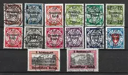 Szybka dostawa Duitse Rijk 1939 - AFA 711 - 724 - Gebruikt