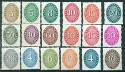 Tani Duitse Rijk 1927-33 - MICHEL D114-131 - Postfris