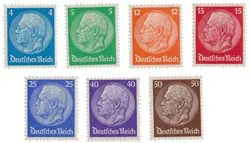 Darmowa dostawa Duitse Rijk 1932 - Michel 467/473 - Ongebruikt