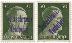 Duitse zones 1945 - Michel 15 (2x) - Postfris Popularny