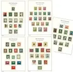 Duitse Zones en West-Duitsland tot 1979 - Collectie in voordruk album Oryginalny