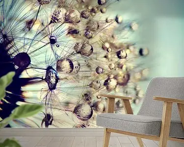 Paardenbloemblauw kristal Popularny