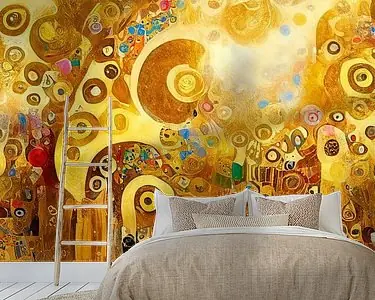 Wysoka jakość De Hemel in de stijl van Gustav Klimt