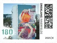 Darmowa dostawa Duitsland - Straatkunst Innerfields - Postfrisse postzegel