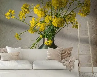 Stilleven met bloemen. Geel. Zwrot pieniędzy