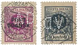 Duitsland / Danzig 1925 - Michel 10/11 - Gebruikt Ostatnia szansa