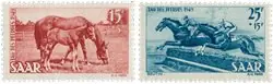 Duitsland / Saar 1949 - Michel 265/266 - Postfris Popularny
