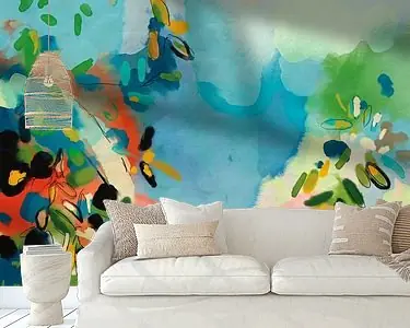 Tuin met uitzicht op het meer Zwrot pieniędzy