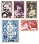 Duitsland / Saar 1953 - MICHEL 342-346 - Postfris Wysoka jakość