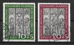 Zwrot pieniędzy Duitsland 1951 - AFA 1102-3 - Gebruikt