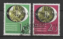 Duitsland 1951 - AFA 1104 - 05 - Gebruikt Tylko dziś