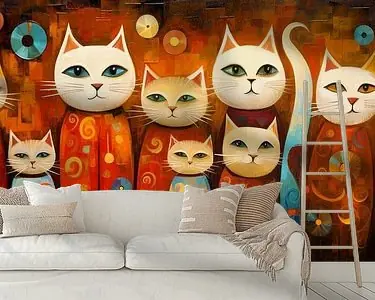 Szybka dostawa Kat Schilderij