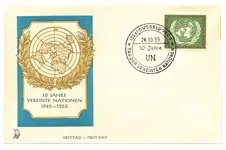 Bezpieczna płatność Duitsland 1955 - Michel 221 - FDC (onbeschreven)