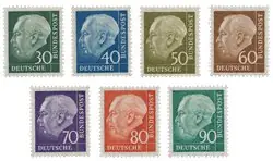 Popularny Duitsland 1956 - Michel 259/265 - Postfris