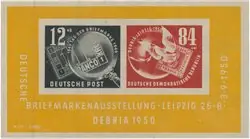 Zamów teraz Duitsland DDR 1950 - Michel Blok 7 - Postfris