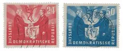 Oferta Duitsland DDR 1951 - Michel 284-285 - Gebruikt