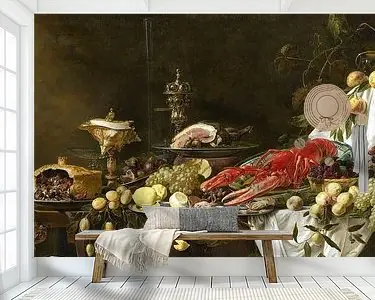 Zamów teraz Pronkstilleven (uitsnede), Adriaen van Utrecht