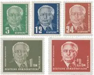 Tani Duitsland DDR 1952 - Michel 322-326 - Postfris