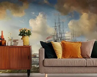 Koning Willem II bezoekt het eskader van Prins Hendrik te Vlissingen, Jean Antoine Théodore de Gudin Oferta