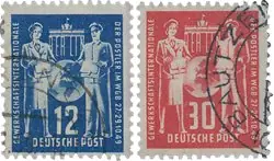 Oferta limitowana Duitsland DDR 1949 - Michel 243-244 - Gebruikt