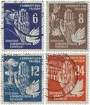 Duitsland DDR 1950 - Michel 276-279 - Gebruikt Zwrot pieniędzy