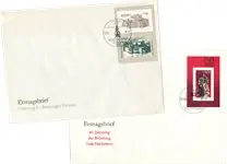 Duitsland Oost 1985 - Michel Blok 80+82 op FDC Niska cena