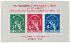 Duitsland/Berlin 1949 - Michel Block 1 - Ongebruikt Promocja
