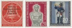 Duitsland/Berlin 1954 - Michel 118/120 - Postfris Autentyczny