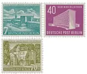 Duitsland/Berlin 1954 - Michel 121/123 - Ongebruikt Kup teraz