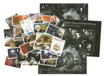Oferta limitowana Einstein - 25 postzegels en 3 souvenirvelletjes 1980-2012 - Postfris en gestempeld