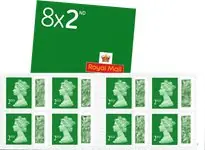 Premium Engeland - Definitives 2022 - Elizabeth II - 8 x 2nd - Postfris boekje
