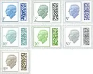 Engeland - Definitives 2023 - Charles III - Low values - Postfrisse serie van 7 Wysoka jakość