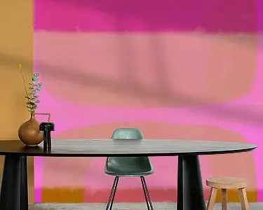 Modern abstract in roze Autentyczny