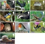 Wyprzedaż Engeland - Tuin wildleven - Postfrisse serie van 10