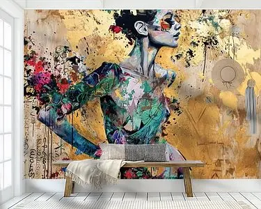 Vrouw in Goud Promocja