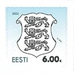 Najlepsza cena Estland - Blue coat of arms - Postfrisse postzegel