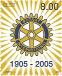 Estland - Rotary 100 years - Postfrisse postzegel Rabat