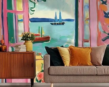 Autentyczny Henri Matisse inspireert het Middellandse Zeegebied