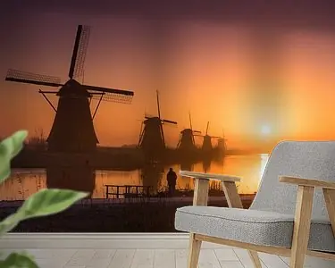 Tani Kinderdijk Zonsopkomst