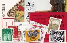 Europese uitgiften - Postzegel pakket - Gestempeld Autentyczny