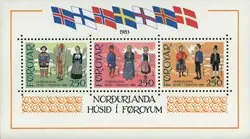 Faeröer 1983 - AFA 84-86 - Postfris souvenirvelletje Tani