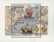 Faeröer 1991 - AFA 225a-226a - Postfris souvenirvelletje Promocja