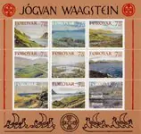 Ekspresowa dostawa Faeröer 2005 - AFA 526-534 - Postfris souvenirvelletje