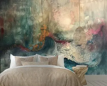 Szybka dostawa Abstract | Mystic Ocean Bloom