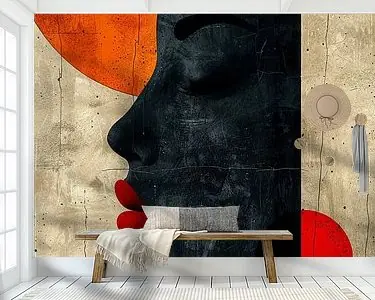 Wyprzedaż Modern minimalistisch kunstwerk