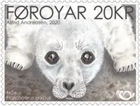 Faroe Islands - Norden Postzegel- Seal pup - Postfrisse postzegel Niska cena