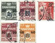 Darmowa dostawa Faroe Islands - AFA 2A-6A gestempeld