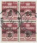 Faroe Islands - AFA 5A gestempeld blok van 4 Kup teraz