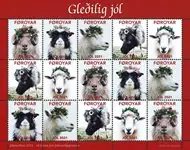 Faroe Islands - Christmas seals 2021 - Christmas Seal Velletje Oryginalny