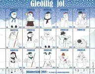 Faroer - Christmas seals 2018 sneeuw Kerstmis - Vel Christmas seals Popularny